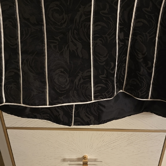 Black Tailored Pinstripe Suit Jacket - Picture 7 of 14